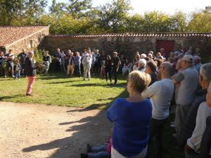 La cour intérieure de la Girardière